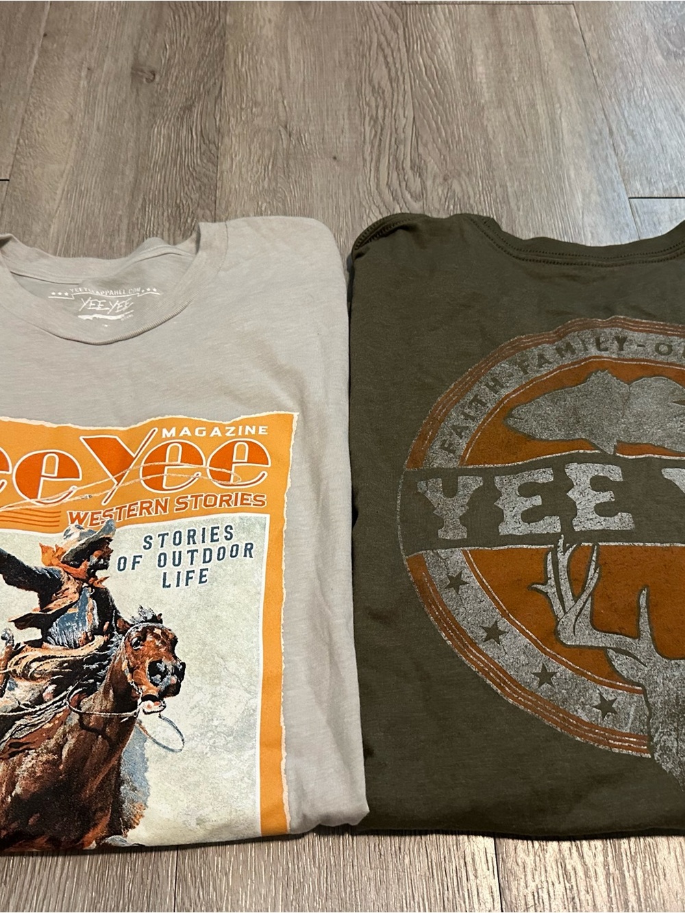 Yee Yee Lot 2 Western Stories T-Shirt Men’s Sz XL New